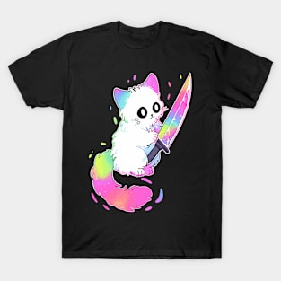 Cute Party Kitty EDM Festival Rave T-Shirt